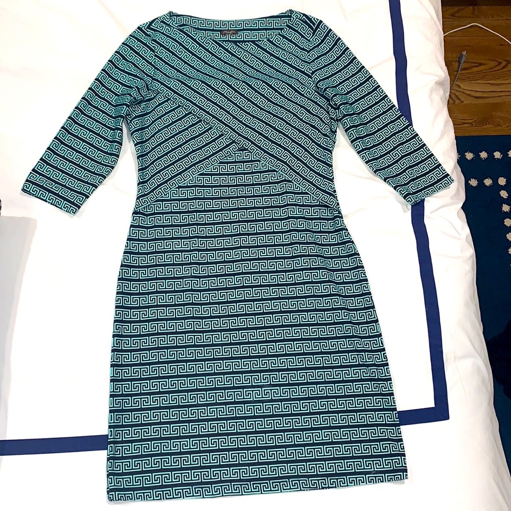 J.McLaughlin green/black, size M dress